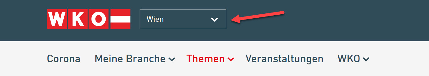 wko auswahl bundesland