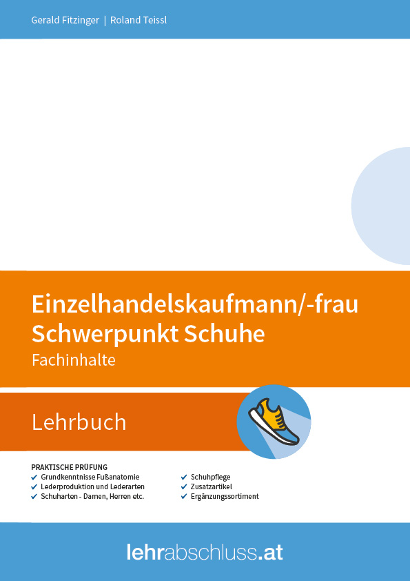 Fachbuch für den Lehrberuf Einzelhandel Schwerpunkt Schuhe