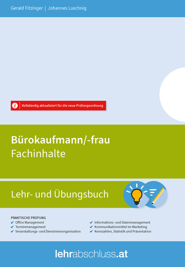 Bürokaufmann/-frau Fachinhalte Lehrbuch und Übungsbuch