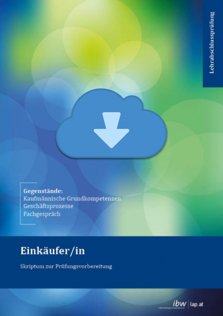 EINKÄUFER/EINKÄUFERIN Musterprüfung Download + Skriptum 